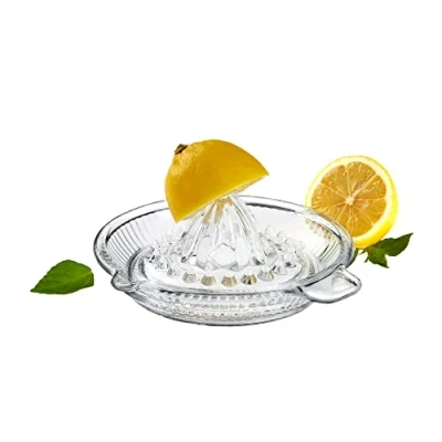 Afbeelding van Citroenpers Glas Handmatige Juicer met Handvat en Tuit Kristal Vers Vruchtensap Limoen Oranje Zware Kleine Cam Limon Sikacagi