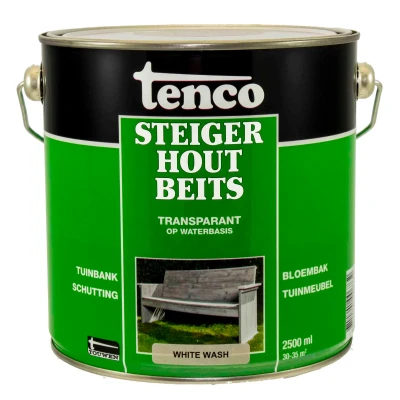 Afbeelding van Tenco Steigerhoutbeits Whitewash 2,5 Liter