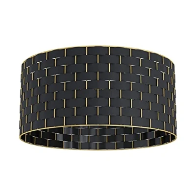 Afbeelding van EGLO Marasales Plafondlamp E27 Ø 48 cm Zwart/Geelkoper