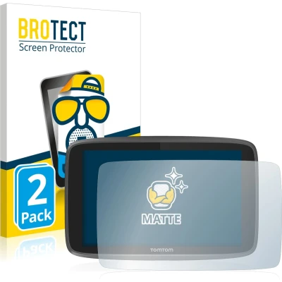 Afbeelding van BROTECT Screenprotector voor TomTom Go Professional 6250 Folie Beschermfolie matte (2 Stuks)