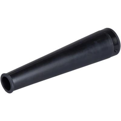 Afbeelding van Makita Blaaspijp 22 cm Blaas en Zuigmachine Zwart Rubber Bajonetsluiting 2 Nokken Voor diverse modellen van Bladblazers