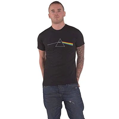 Afbeelding van Pink Floyd Dark Side Of The Moon Album Heren T shirt XL Zwart