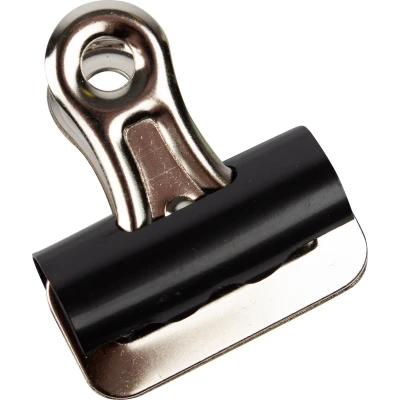 Afbeelding van Q connect Bulldogclip, Zwart, 32 Mm, Doos Van 10 Stuks Bulldogclips