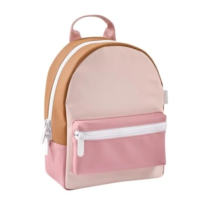 Image de BEABA, Sac à Dos Enfant Maternelle, Idéal Crèche, 2 Poches, Etiquette Prénom, Effet Gomme, Large Zip, Anses Ajustables, Rembourré, Waterproof, Moderne, Robuste, Facile nettoyer, Faro Night Blue