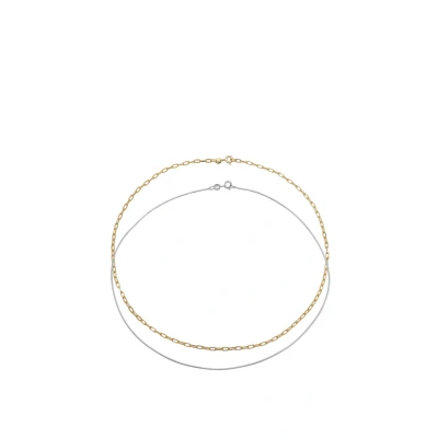Afbeelding van Elli 2 PACK Basic Ketting, Dames, Maat: 40, Bunt
