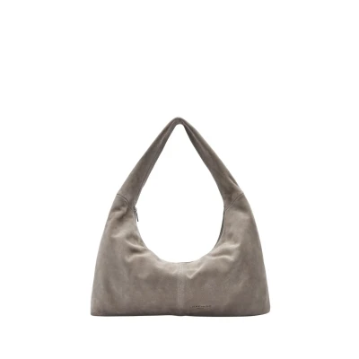 Afbeelding van LIEBESKIND BERLIN Leren schoudertas Hobo Bag Brown Taupe