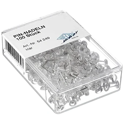 Afbeelding van Wedo 54 249 100 stuks, transparant, 10 mm x 23