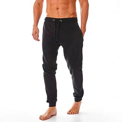 Image de Iron Mountain IMPNT206 Mens Régénérés YarnEco Anti Amical Pil Flexible Confortable Jog Sweat Pant pantalon, Bleu Marine, Petit