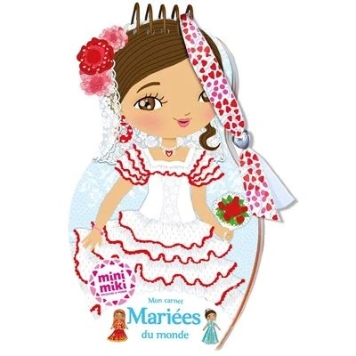 Image de Minimiki Carnet créatif Mariées du monde