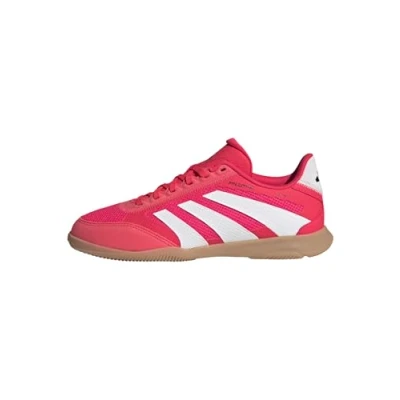 Afbeelding van adidas Performance Predator League IN Unisex Zaalvoetbalschoenen voor kinderen, Maat: 35, Lucid red/footwear white/core black Imitatieleer/ textiel
