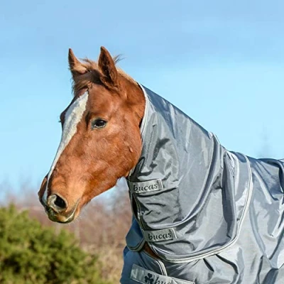 Afbeelding van Bucas Halsstuk Smartex Combi Neck 300g Iron Gate XL