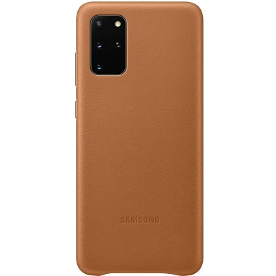Afbeelding van Galaxy S20 Plus (5G) Leren Hoesje EF VG985 Bruin Samsung Smartphone Hoesjes Geen Verzendkosten &amp; Morgen In Huis