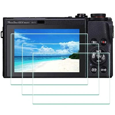 Afbeelding van G7 X Mark II Screen Protector voor Canon G9X II/G9 X/G7X II/G7 X/G5X camera, ULBTER 9H hardheid gehard glas anti crash vingerafdruk bubbels stofdicht water [3 stuks]