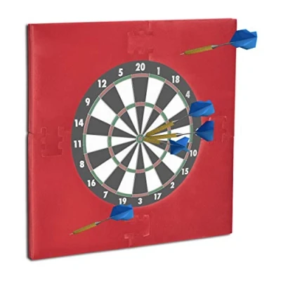 Afbeelding van Relaxdays dartbord surround ring beschermrand beschermring voor 45cm Bordeaux
