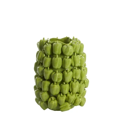 Afbeelding van Light &amp; Living Vaas BELLPEPPER 35x33x47cm Groen