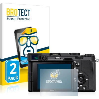 Afbeelding van BROTECT Screenprotector voor Sony A7C Folie Beschermfolie transparant (2 Stuks)