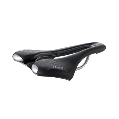 Afbeelding van Selle Italia zadel SLR Boost Gravel Superflow staal zwart S3