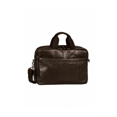 Afbeelding van camel active Business tas laptoptas met laptopvak Pine Bag Brown donkerbruin