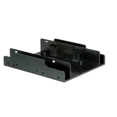 Afbeelding van Secomp Montage adapter, stijl 3.5, frame voor 2x 2.5 HDD, zwart, Accessoires harde schijven