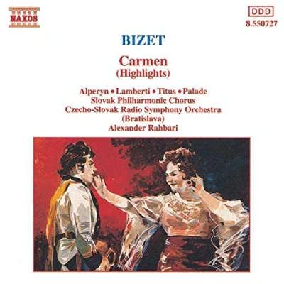 Afbeelding van Czecho Slovak Radio Symphony Orchestra, Alexander Rahbari Bizet: Carmen (Highlights) (CD)