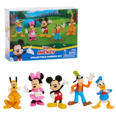 Afbeelding van Just Play Disney Junior Mickey Mouse verzamelfiguren, 7,6 cm, voor kinderen vanaf 3 jaar, 5 stuks