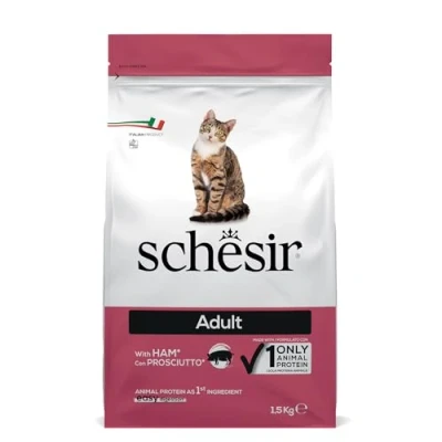 Afbeelding van Schesir Kat Dry Maintenance Ham 1,5 kg