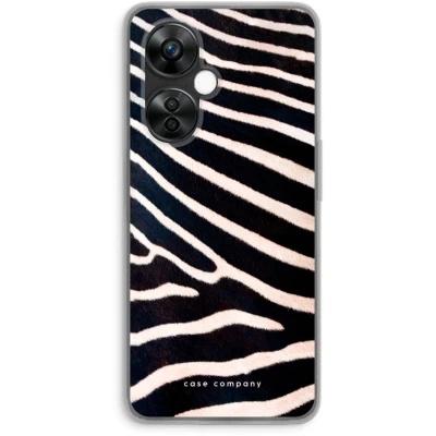 Afbeelding van Case Company® hoesje geschikt voor OnePlus Nord CE 3 Lite Zebra Soft Cover Telefoonhoesje Bescherming aan alle Kanten en Schermrand