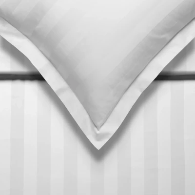 Afbeelding van Vandyck PURITY 86 STRIPE 200x200/220 + 2x 60x70 white