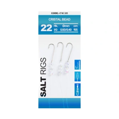 Afbeelding van Spro 22 Salt Rig Cristal Bead #2 Zeevis onderlijnen