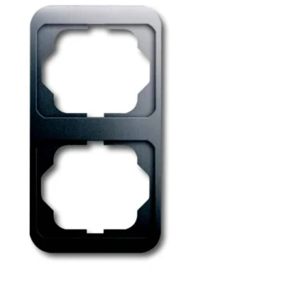 Afbeelding van ABB Busch Jaeger afdekraam 2 voudig verticaal platin (2CKA001754A1660)