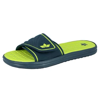 Afbeelding van Lico BARRACUDA V Uniseks volwassenen Badschoenen, Marineblauw/limoen, 43 EU