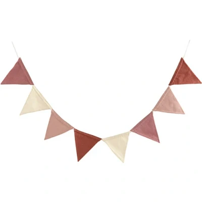 Afbeelding van Sebra vlaggenslinger blossom pink