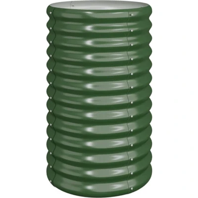 Afbeelding van Plantenbak 40x40x68 cm gepoedercoat staal groen