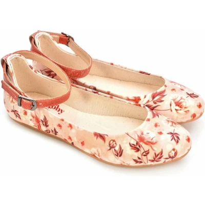 Afbeelding van GOBY Herfst Bladeren Ballerinas Flats Hoge kwaliteit Handmade Meisjesprint Maat 36