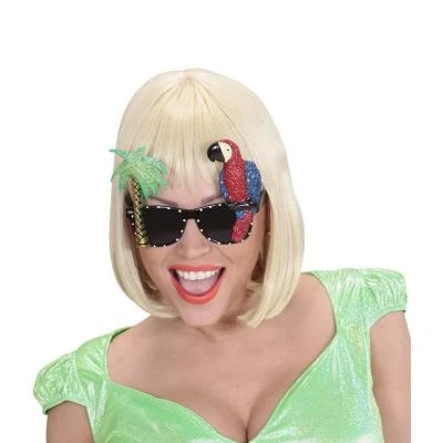 Image de Lunettes hawaïennes perroquet adulte taille unique