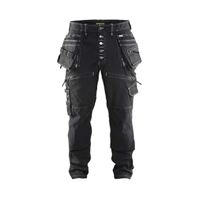 Afbeelding van Blaklader Baggy denim stretch X1900 1999 1141 Zwart D116