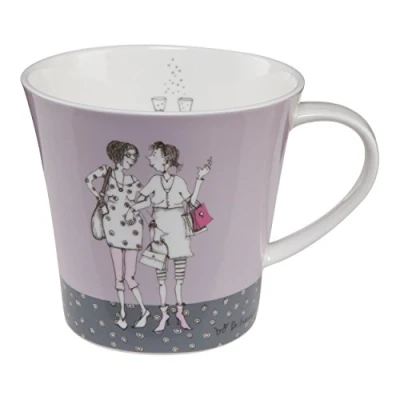 Afbeelding van Goebel Barbara Freundlieb Koffie /Thee Mok Ziemlich beste Freundinnen Beker porselein 350ml