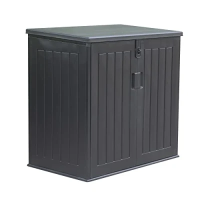 Afbeelding van Gardiun Soften Tuinbox van hars, 775 liter, met gasdempers, 116 x 71 109/112,5 cm, zwart