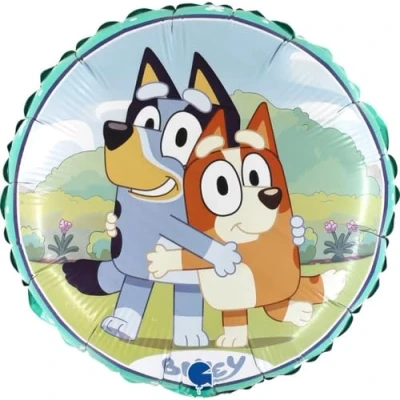 Afbeelding van BLUEY Luxe Folie Ballonnen 45cm (flat) OFFICIEEL
