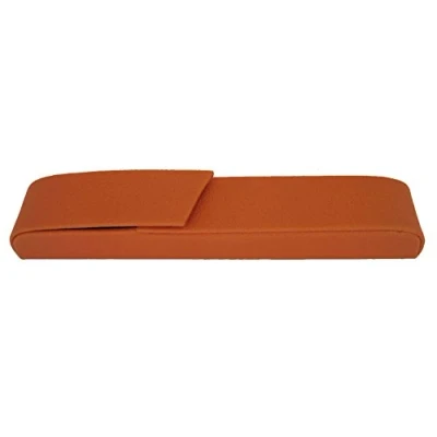 Image de Alassio schreibgerte etui rivoli, orange fr 1 schreibgert, aus lederimitat, mit magnetverschluss, maáe (b)25 x (t)20 (h)1