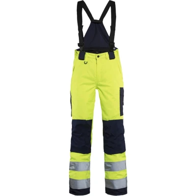 Afbeelding van Blaklader Dames Winterwerkbroek High Vis 7885 1977 Geel/Marineblauw