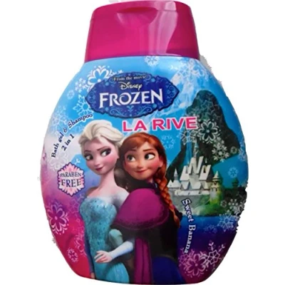 Afbeelding van La Rive Disney Frozen Shampoo en Badgel Kids 250 ml Kindershampoo Sweet Banana geur Speciaal voor Prinsessen