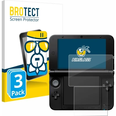 Afbeelding van BROTECT AirGlass kogelwerende glasfolie (DSi XL), Andere spelaccessoires, Transparant