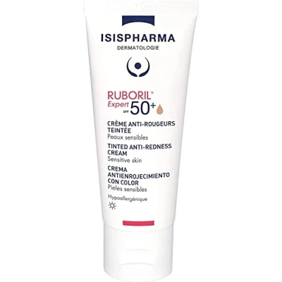 Afbeelding van Isispharma Ruboril Expert 50+ getinte zonnecrème tegen roodheid verzorging voor de gevoelige huid 40 ml