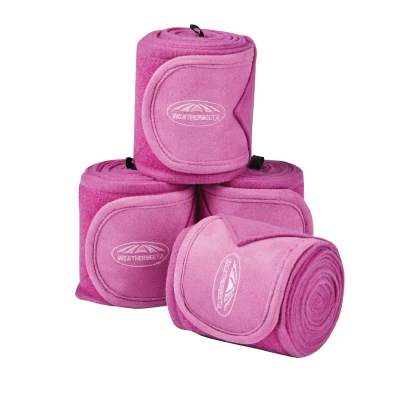 Image de Weatherbeeta Bandages Fleece 6 Pièces Red Violet One Size