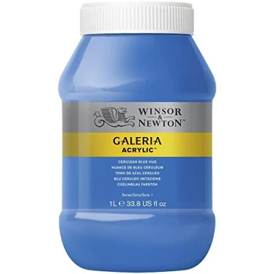 Afbeelding van Winsor &amp; Newton Galeria acrielverf Blauw Pot 1000 ml