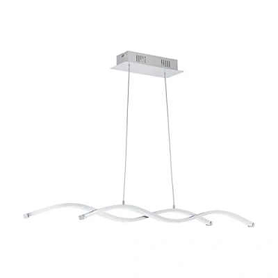 Afbeelding van EGLO Lasana 2 Hanglamp Lichts Chroom Wit