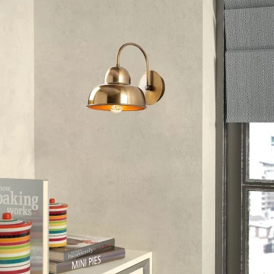 Afbeelding van Sheen Wandlamp Metalen Behuizing Gouden Afwerking