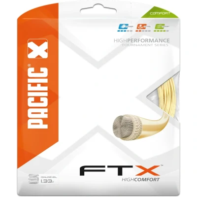 Afbeelding van Pacific Tennissnaar Ftx 1,33 Mm 12,2 Meter Naturel