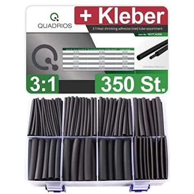 Afbeelding van Quadrios 1807CA006 Krimpkous assortiment Zwart Krimpverhouding:3:1 1 set(s)